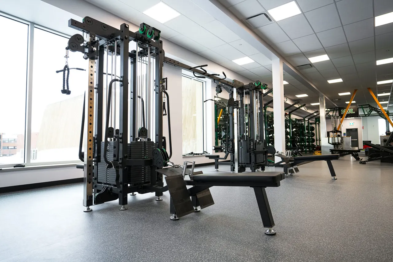 Collège Notre-Dame-de-Lourdes salle de musculation