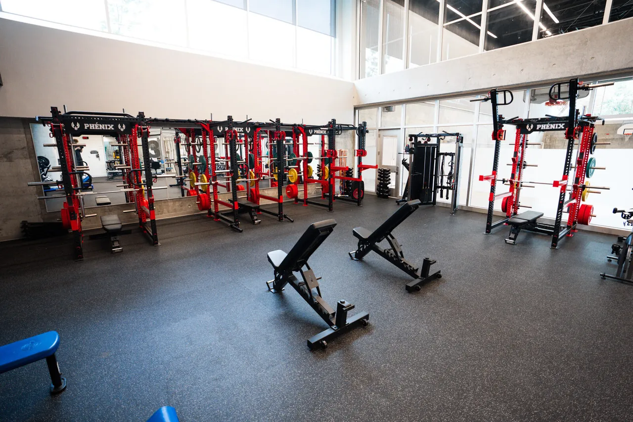 Salle de musculation de l’École secondaire de Chambly