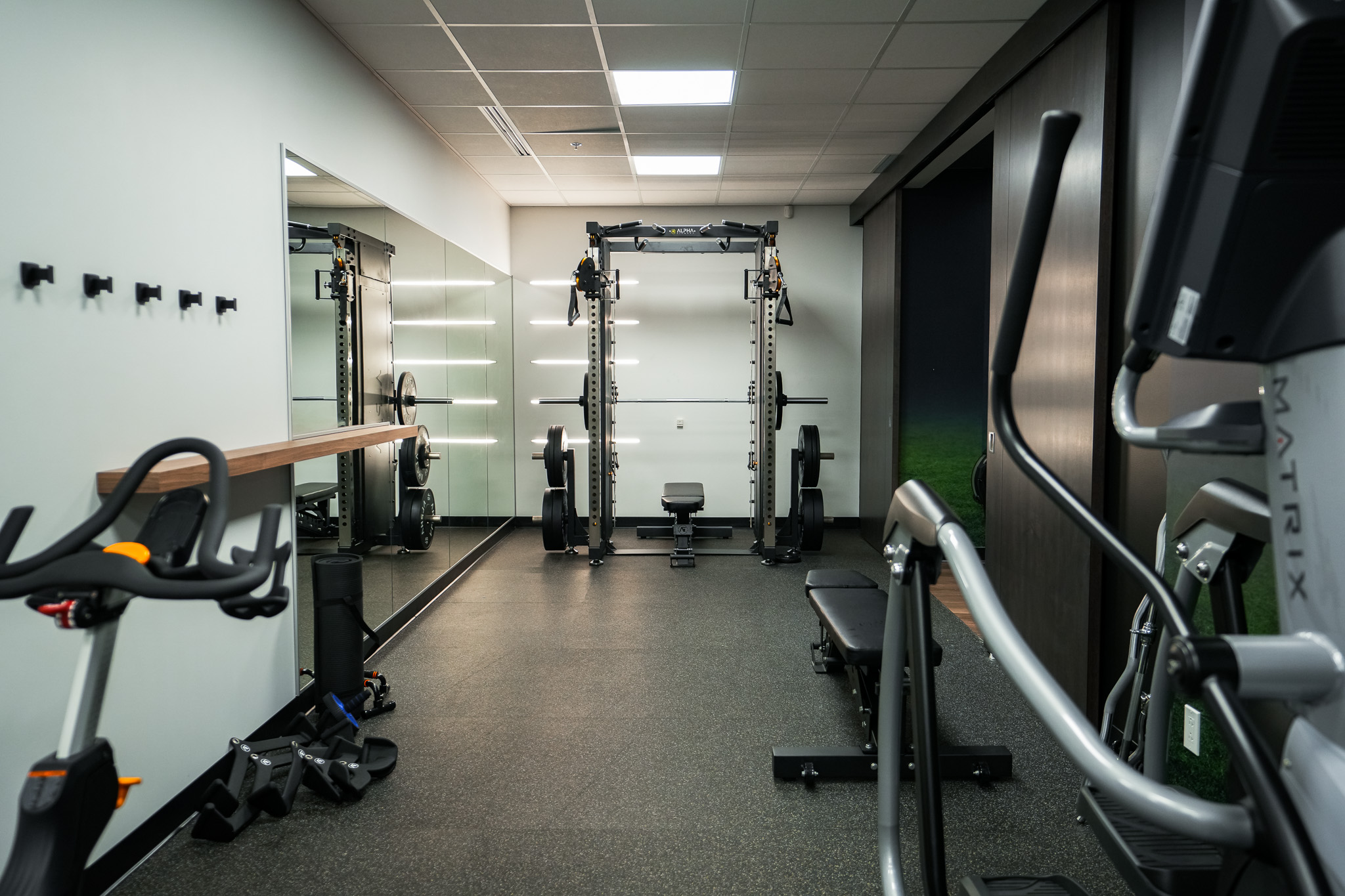 Modern, Efficient Fitness Space